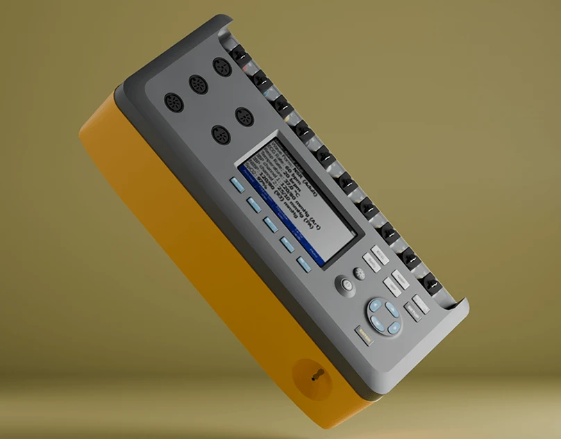 3D render of the Fluke ProSim 8 patient simulator